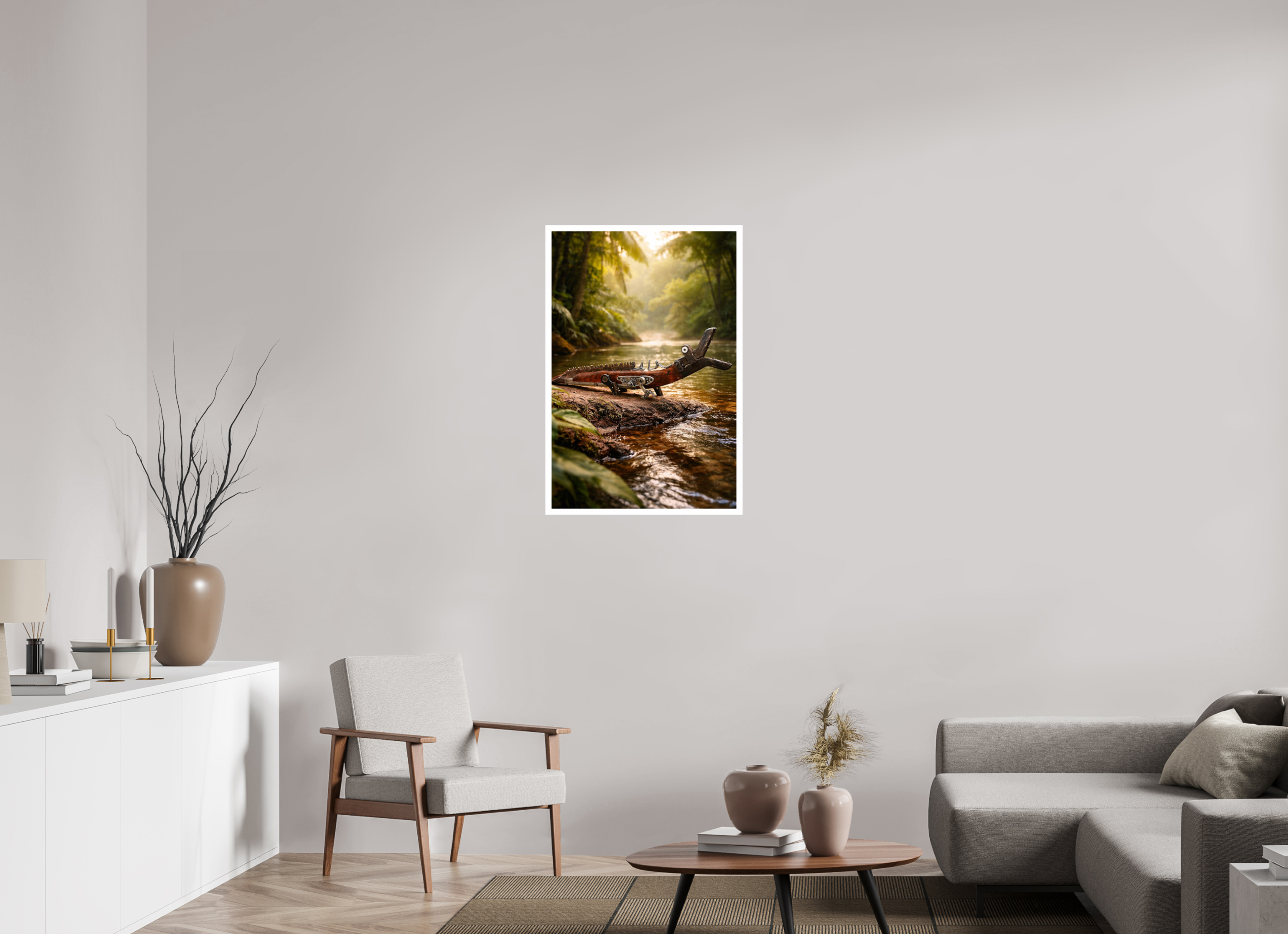 Kolja Krokodil, Format: 60 x 90 cm 